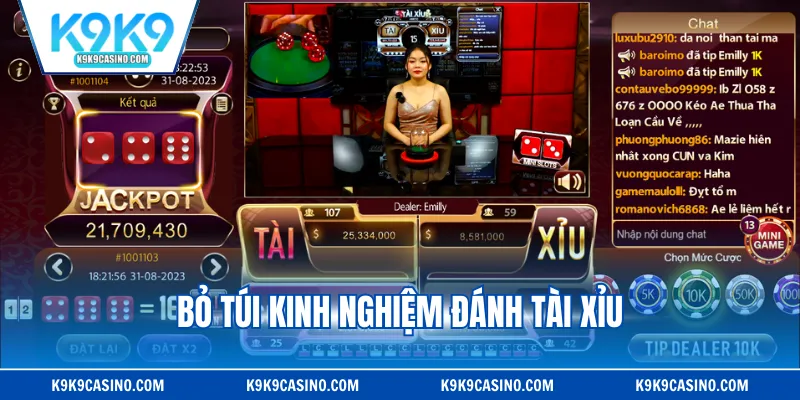 Bỏ túi kinh nghiệm đánh tài xỉu ở Sunwin